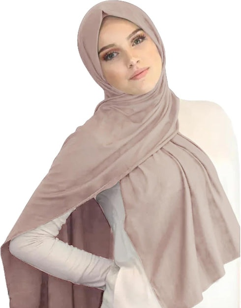Hijab Scarf for Women Soft Cotton Muslim Jersey Hijab Head Wrap Scarves Fashion Long Scarf Shawls...