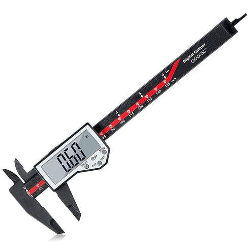 Digital Caliper, 0-6" Electronic Caliper Auto - Off Feature with Large LCD Screen Vernier Caliper Conversion Measuring Tool for Length Depth Inner...