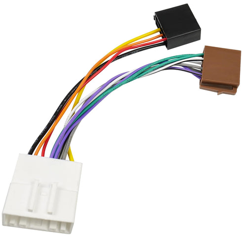Stereo Wiring Harness for Nissan ISO Radio Adapter to 20Pin Connector Compatible with Altima Sentra Frontier Versa Xterra Murano Leaf Subaru Fores...