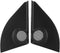 Qiilu Front Door Pillar Tweeter Cover, 2pcs Car Tweeter Speaker Cover Trim Black Modification Replacement for RAV4 2014?2019...
