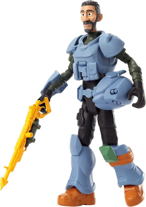 Mattel Disney and Pixar Lightyear Jr. Zap Patrol Mo Morrison Action Figure, 10 Points of Articulation & Accessories, 5-in Scale...