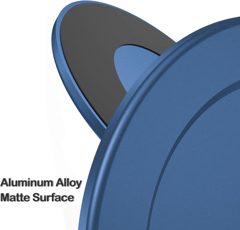 metisinno Magnetic Base Compatible with PopSocket Phone Grips and iPhone MagSafe Cases, Navy Blue...