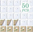 25 Sets (50 Pieces) of Clear Vertical Blind Repair Tabs/Blind Fixer Tabs for Vertical Blinds Replacement Slats...