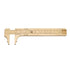 Double Scale Vernier Calipers Brass Sliding Gauge Sliding Pocket Caliper Handy Measuring Tool mm/inch for Measuring Jewelry(100mm)...
