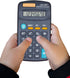 Basic Calculator Dual Power 8 Digit Desktop Calculator (Black,Set of 5)...