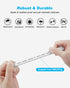 DDMALL CAT 8 Ethernet Cable, 1.5ft 3ft 6ft 10ft 15ft 20ft 25ft 30ft 40ft 50ft 65ft 100ft Flat LAN Cable, 40Gbps High Speed Internet Cable with RJ4...