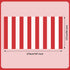 peony man 2 Pieces Red and White Striped Tablecloth Plastic Stripe Table Cover Carnival Circus Tablecloths Waterproof Rectangle Tablecloth for Hol...