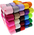 Jesep 100 Yards 5/8" Soild Grosgrain Ribbon Boutique Gift Wrapping Package Ribbon, DIY Crafts Bow Hair Headband Accessories Assorted Ribbon (5/8" ...