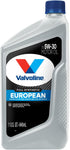Valvoline European Vehicle Full Synthetic SAE 5W-30 Motor Oil 1 QT...