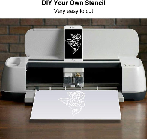 20 Pieces 6 mil 12 x 12 inch Blank Stencil Transparent Material Mylar Template Sheets for Stencils (6mil-20pcs)...