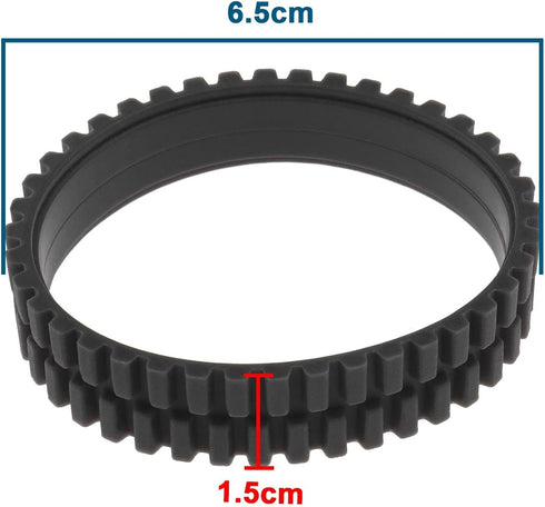 Create idea 2Pcs Anti Slip Wheel Tires Skin Replacement Compatible with Eufy RoboVac 11S/ 11S MAX/ 15T/ 30/ 30C/ 15C/ 15C MAX Anti-wear Tyre Skins...
