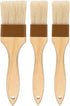 Pastry brush,Basting brush for Cooking,Natural Bristle BBQ Brush for Oil & Sauce,Wooden Handle Food Brush for Baking,Easy Clean Butter Brush,Durab...