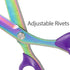 Fabric Scissors, Yelia Professional Tailor Scissors, Multifunctional Ultra-Sharp Titanium Coating Sewing Scissor, Stainless Steel Clothing Scissor...