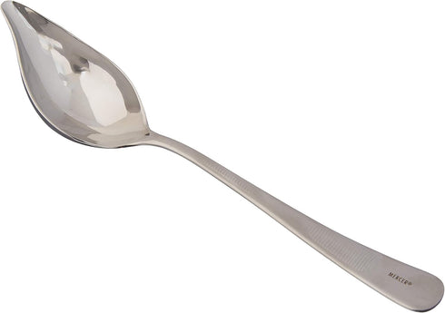 Mercer Culinary 18-8 Stainless Steel Saucier Spoon with Tapered Spout, 8-1/2 Inch,Silver...