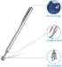 Rechabite 1 Piece 3.5LBs Telescoping Magnetic Pickup Tool, with Pen Clip Design, Magnet Stick Rod Extendable 5.1" to 25.4" for Men, Birthday, Fath...