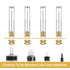 25Ga 1 Inch Luer Lock Industrial Dispensing Accessories, Individually Wrapped, Pack of 100, Lab Tools, Suitable for Refilling Liquid, Inks...