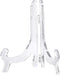uxcell 2pcs 6.3" Acrylic Easel Stand, Folding Display Plate Holder Clear for Decorative Picture Frame...