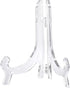 uxcell 2pcs 6.3" Acrylic Easel Stand, Folding Display Plate Holder Clear for Decorative Picture Frame...
