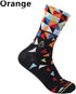 Men and Women Cycling Socks 4 Pairs Sports Socks Comprssion Running Socks (Mixed Color) (Mixed Color) …...