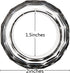 Crystal Napkin Rings Holders - 2 Inch Set of 4, Party Wedding Set Christmas Decorations for Table Dinner...