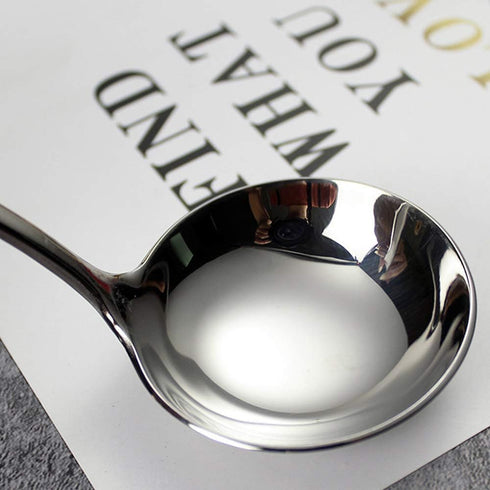 7.6'' Gravy Ladle Sauce Soup Spoon Heavy Duty 18/10 Stainless Steel for Small Dishes (2 pcs)...