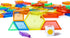 140 Pcs Translucent Pattern Blocks - Educational Light Table Manipulatives and Accessories - Fun and Engaging Geometric Shapes...
