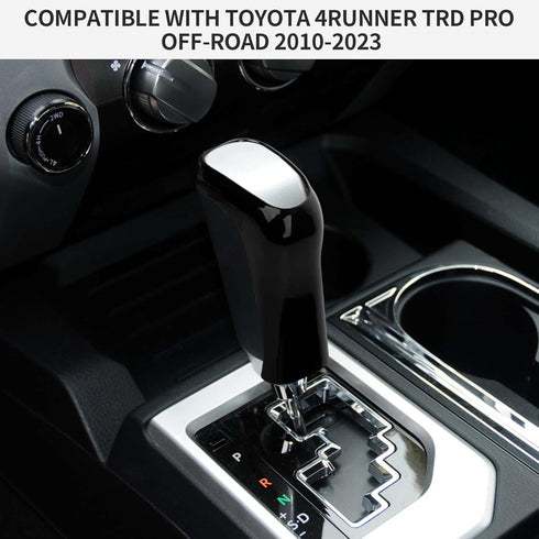 Linskip Gear Shifter Cover Compatible with Toyota 4Runner TRD 2010-2023, for 2014-2021 Toyota Tundra, Shift Knob Trim, Interior Accessories(Black)...