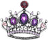 Rhinestone Crown Pin Brooch Women Pin Brooches Purple and Red Crown Lapel Pin Charm Jewelry Clothing Wear Accessori Fashion Couple Gifts...