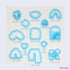 MURMUR Polymer Clay Cutters for Earrings, Set of 13 Small Clay Earring Cutters for Polymer Clay Jewelry Plastic Clay Molds Different Shape Ceramic...