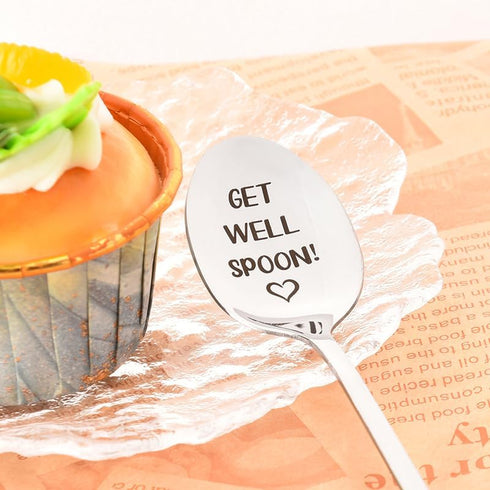 Get Well Spoon Gifts for Best Friend Friendship Gift for Sister Brother Birthday Graduation Gifts for Daughter Son Inspirational Motivetional Gift...