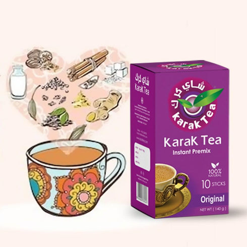KARAK TEA Premix Powder SACHETS 200 G (Original) each packet 10 sachets...
