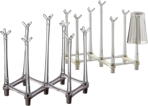 Bottle Drying Rack-Retractable Bottle Drying Rack-Drinking Glass Drainer Stand-Pp Material-Cup Drying Rack-Tumbler Stand for Drying-2 Pack...