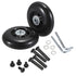 OwnMy 80mm x 23mm Luggage Wheels Replacements Set of 2 Mute Suitcase Replacement Wheels with Black Screws Axles Bearings, Rotatable Rubber Luggage...