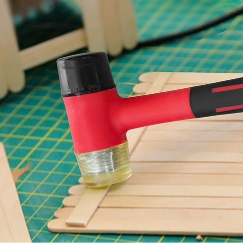 Rubber Mallet, Rubber Mallet Hammer, Double-Face Hammer, Small Rubber Mallet, Rubber Hammer for Vinyl Flooring, Tile, Crafts, Jewelry Making...