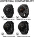 Orzero (4 Pack) Compatible for Garmin Fenix 8 AMOLED 47mm/AMOLED 51mm/Forerunner 955/Forerunner 955 Solar/Fenix 6X Pro/6X Pro Solar Screen Protect...