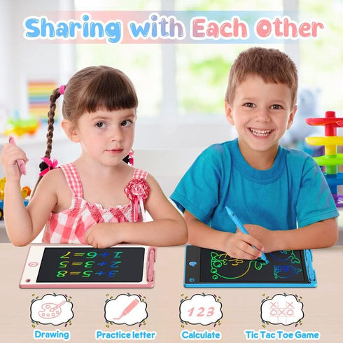 Hockvill LCD Writing Tablet for Kids 8.8 Inch, Toys for Girls Boys Drawing Pad for 3 4 5 6 7 Year Old Kid, Toddler Magnetic Doodle Board Travel Es...