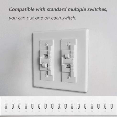 Light Switch Guard, ILIVABLE Child Proof Wall Switch Plate Protects Your Lights or Circuits from Being Accidentally Turned On or Off by Children a...