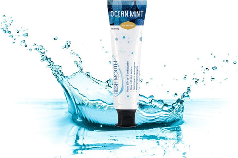 FRESH MOUTH Nano Silver Toothpaste Ocean Mint 65g...