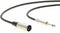 InstallerParts 10Ft 1/4" Mono Male to XLR Male Microphone Cable- Compatible with Amplifiers, Instruments, and More!...
