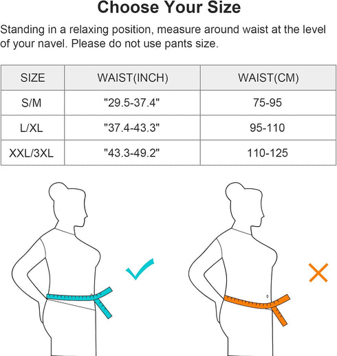 CUEHEAT Back Brace for Lower Back Pain relief - Lumbar Support Belt for Women, Adjustable Back Support Belt with 5 Stays, Lower Back Brace for Sco...