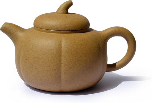 Teapot 8oz Chinese Clay Zisha Tea Pots Yellow Zini Eggplant for Loose Tea Coffee (Yellow)...