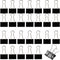 100 Pack Small Binder Clips 0.75 Inch, Small Binder Clips Micro Clips Paper Clamps for Office and Home Supplies, Black...