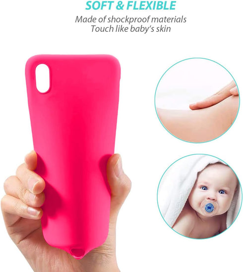 ZUSLAB Case Compatible with Apple iPhone XR, Soft Slim Thin Silicone Gel Rubber Bumper Phone Cover, Hard Shell Shockproof Full-Body Protective Cas...