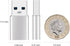 USB A to USB C Adapter (2 Pack), USB Male to Type C Female, High Speed Data Transfer, Fast Charging, Compatible with Type C Cables, Laptop, Deskto...