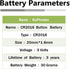3 Volt CR2016 2016 Lithium Battery -50PCS...
