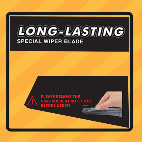 2 Wipers Automotive Replacement Windshield Wiper Blades Front Wiper Set 19inch+19inch Wipers (Pack Of 2) All Season Fit U/J HOOK OEM Quality Stabl...