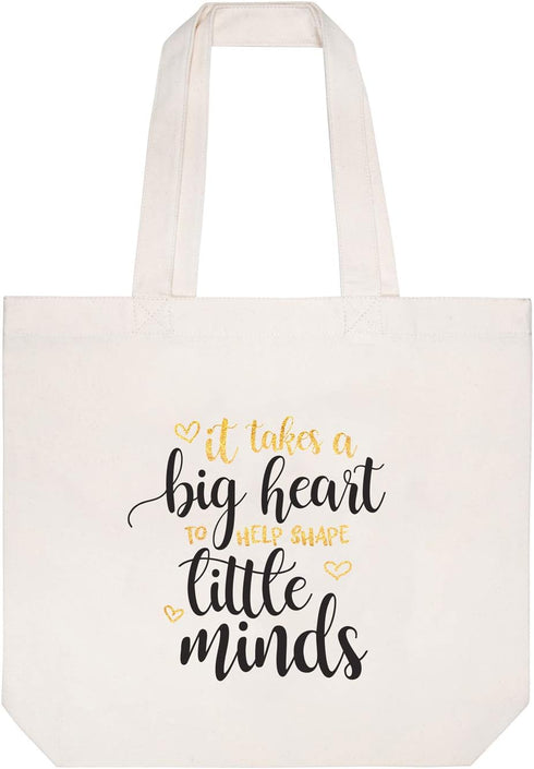 CARAKNOTS Teacher Gifts for Women Teacher Appreciation Gifts Women Tote Bag for Valentines Day Birthday Thank you Graduation End of Year Christmas...