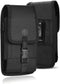 AH Military Grade Cell Phone Carrier Holster Men Cell Phone Belt Holder, Compatible w/ [iPhone iPhone 12 Mini SE 5 5S 5C Samsung J1 J3 LG K7 K10 &...