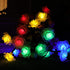Solar String Landscape Lights 20FT Romantic Rose Solar 30 LED Patio String Waterproof Christmas Lights Outdoor Solar Powered Lamp for Garden Yard ...