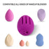 Silicone Makeup Sponge Holder, INTOLIVES Breathable Beauty Sponge Blender Case Beauty Eggs Carrying Case Make-up Sponges Container Shatterproof Ma...